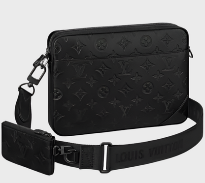 Trio Messenger Monogram Gris