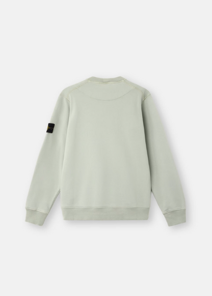 PULL VERT SAUGE COTON STONE