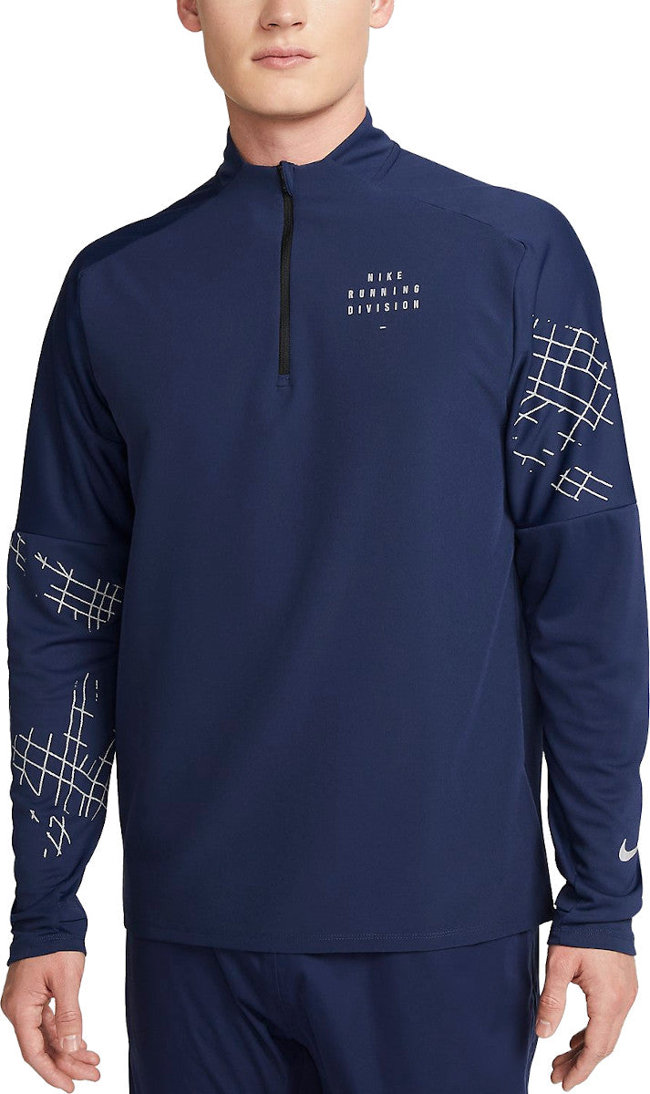 Maillot demi-zip manches longues Dri-Fit Run Division